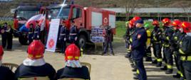 Przekazanie wozów strażackich dla trzech gmin w Albanii