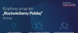 Program „Rozświetlamy Polskę” skierowany jest do samorządów.
