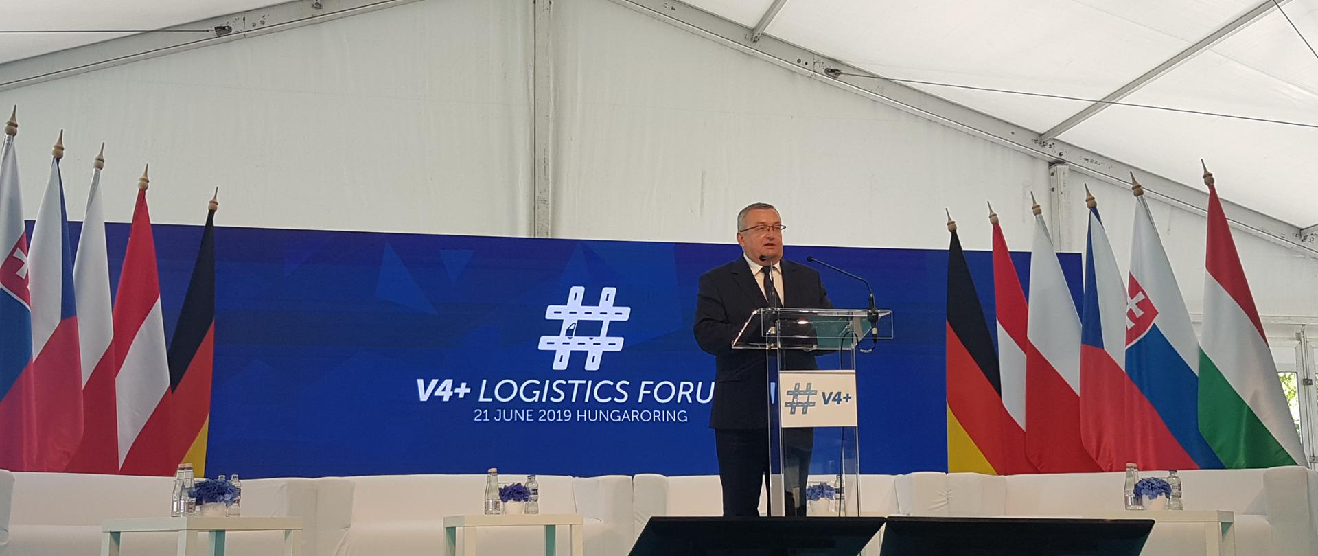 Minister infrastruktury A. Adamczyk uczestniczył w Forum Logistycznym państw Grupy Wyszehradzkiej (V4)