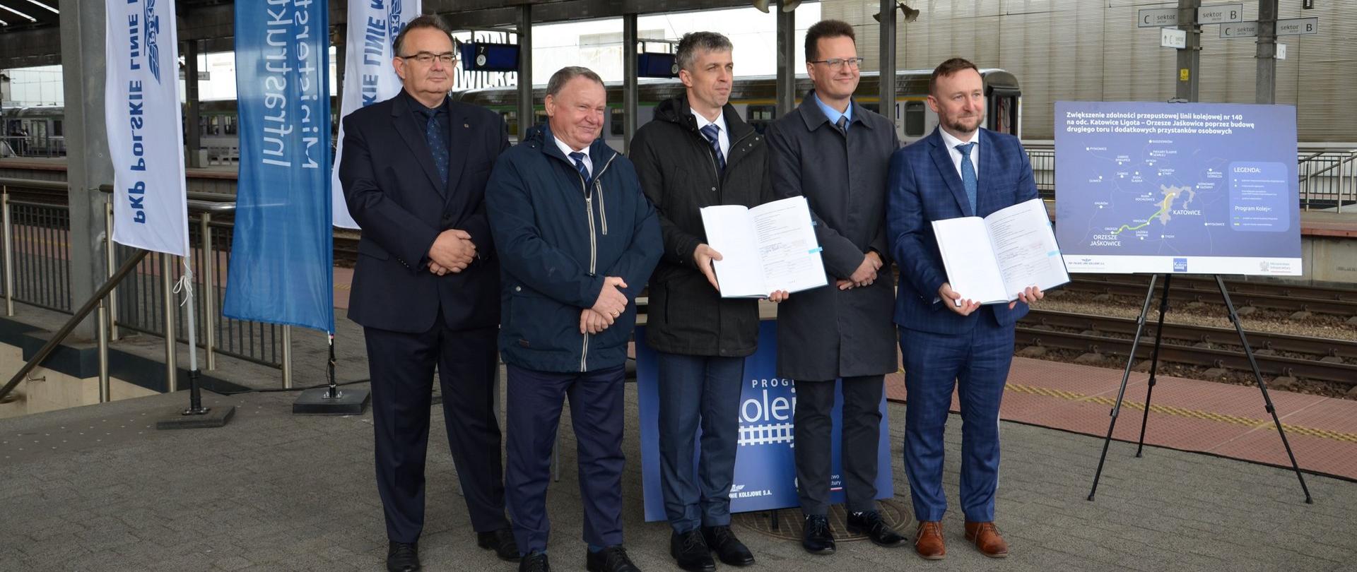 Podpisanie umowy na zaprojektowanie drugiego toru Katowice Ligota – Orzesze Jaśkowice