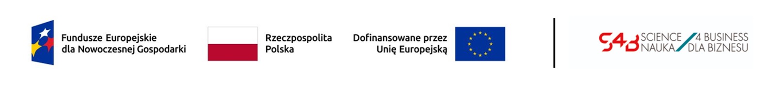 Belka z logotypami FENG, RP, UE i Science4Business