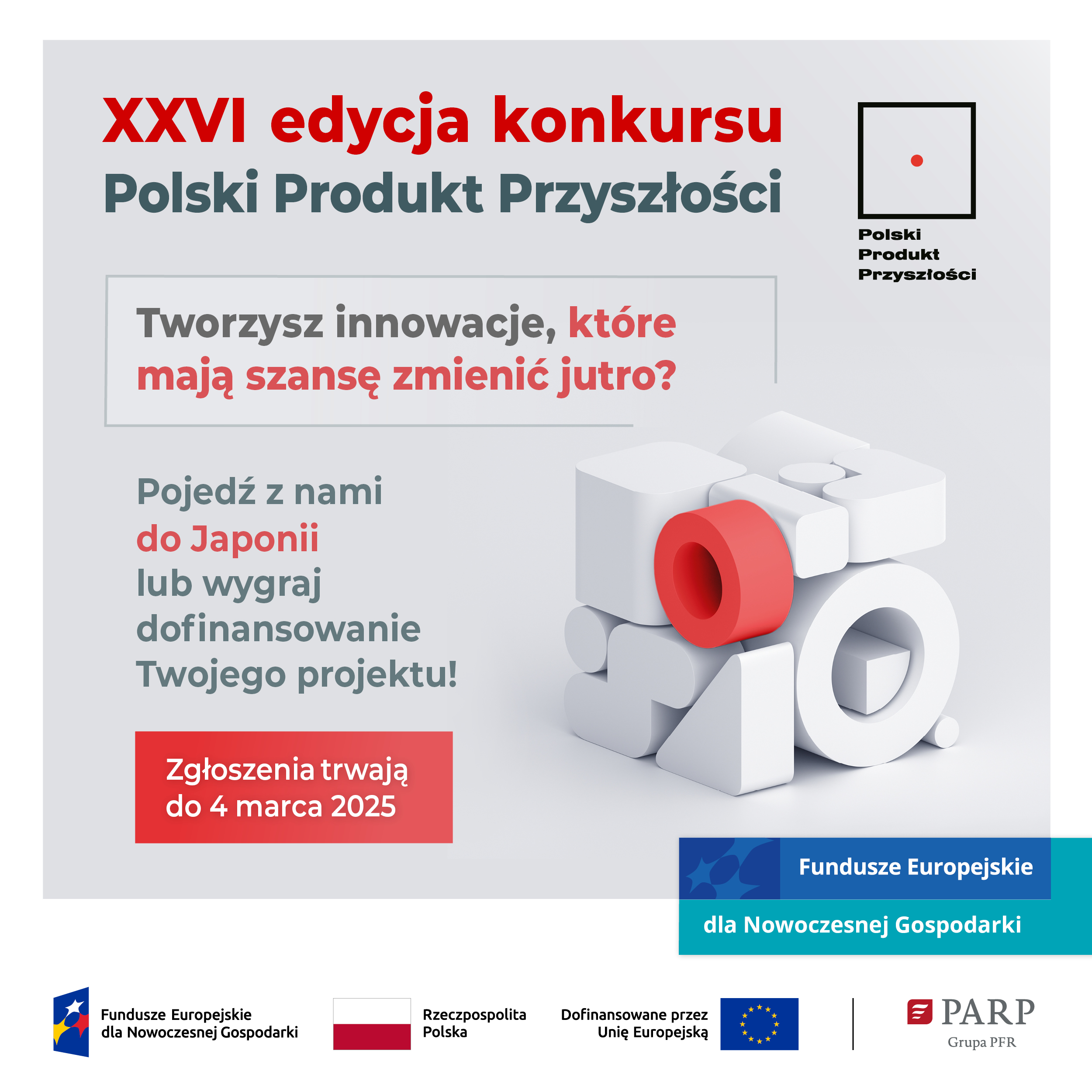 Infografika XXVI konkursu Polski Produkt Przyszłości. Treść w tekście artykułu.