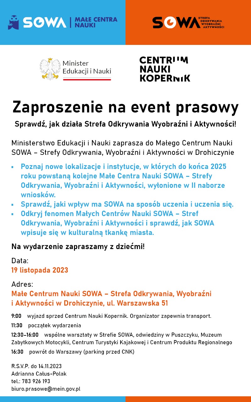 Zaproszenie SOWA
