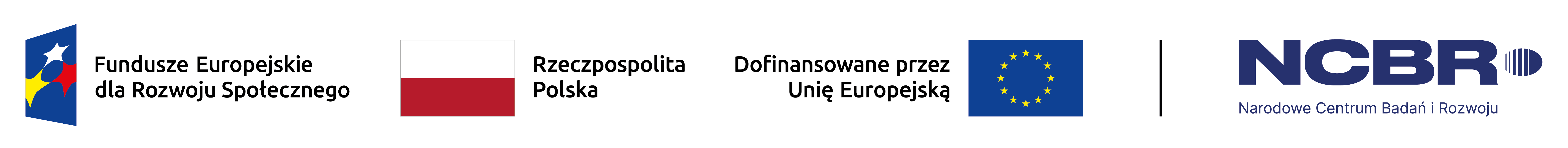 Belka z logotypami FERS, UE, RP i NCBR