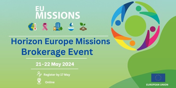 Baner informacyjny - na zielonym tle napis EU Missions.