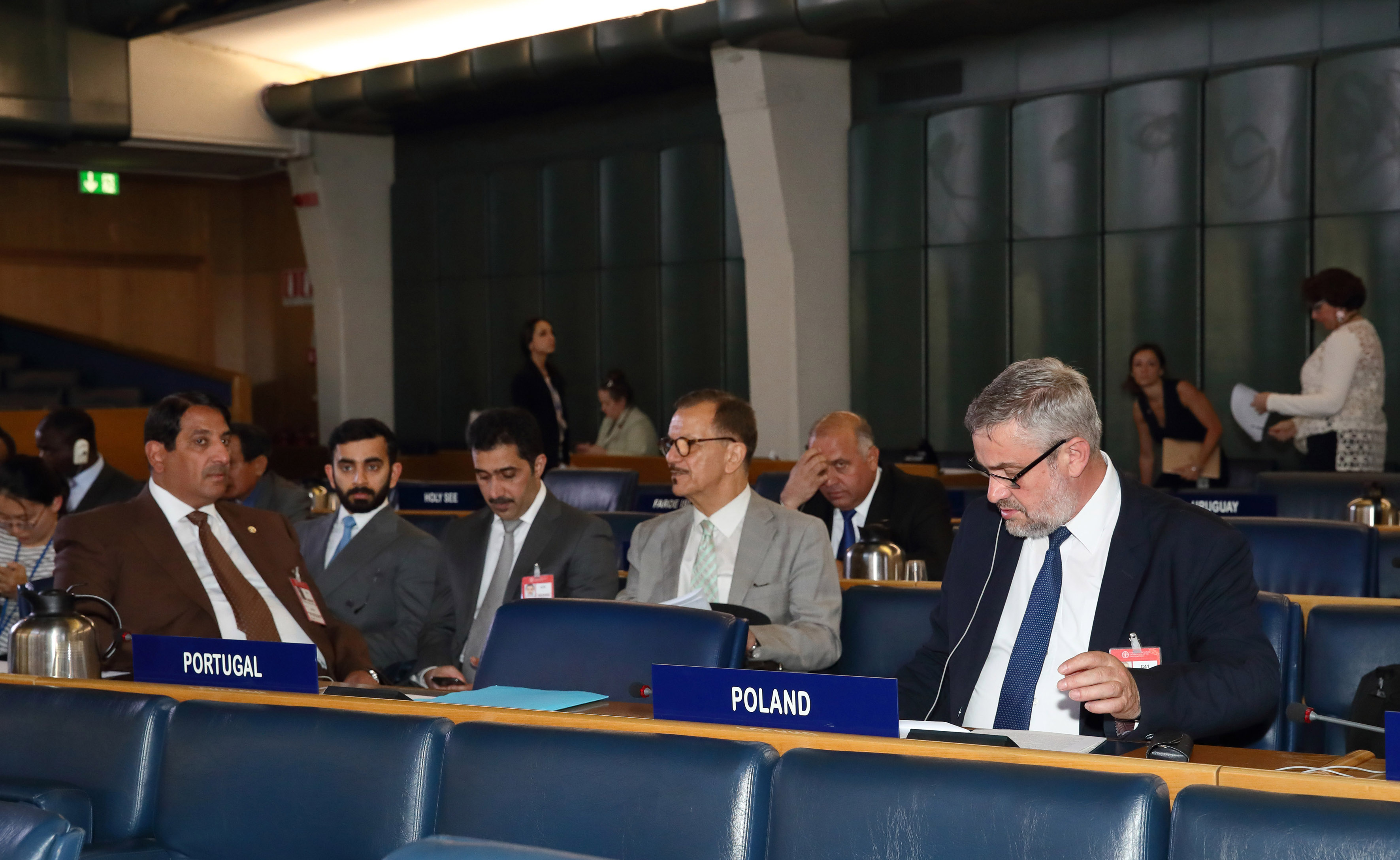 Min. J.K. Ardanowski podczas 41. Sesji FAO fot. Grzegorz Gałązka