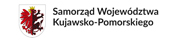 Logotyp przedstawiający herb województwa Kujawsko-Pomorskiego. Po prawej stronie od herbu znajduje się napis: Samorząd Województwa Kujawsko-Pomorskiego