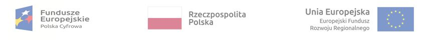 Logotypy Programu Operacyjnego Polska Cyfrowa