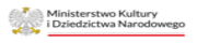 Orzełek po lewej stronie a po prawej napis Ministerstwo Kultury i Dziedzictwa Narodowego