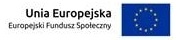 logo Unia Europejska Europejski Fundusz Społeczny