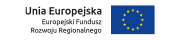 Logotyp Unia Europejska Europejski Fundusz Rozwoju Regionalnego.