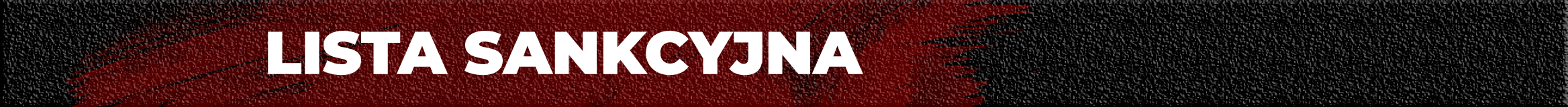 Lista sankcyjna.