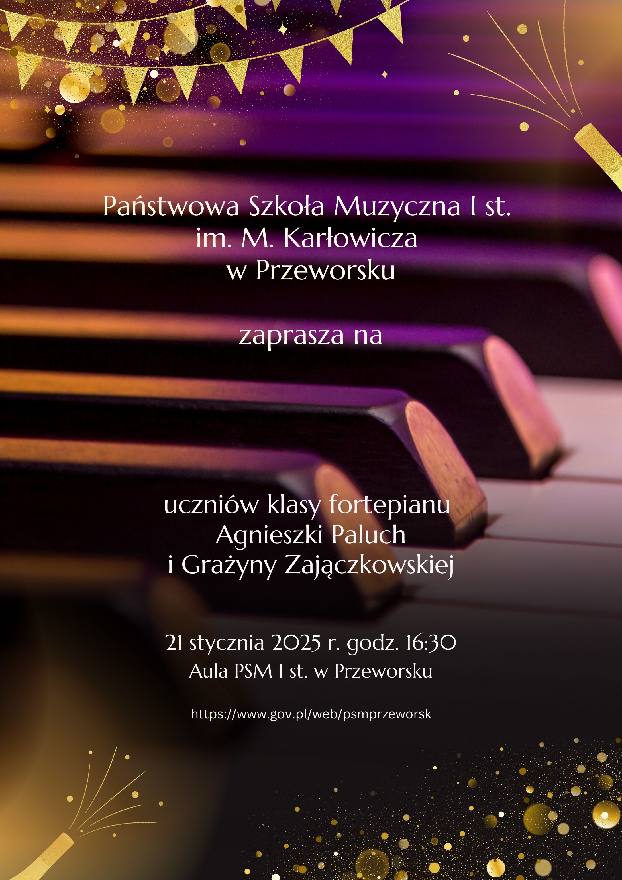 Koncert klasy fortepianu