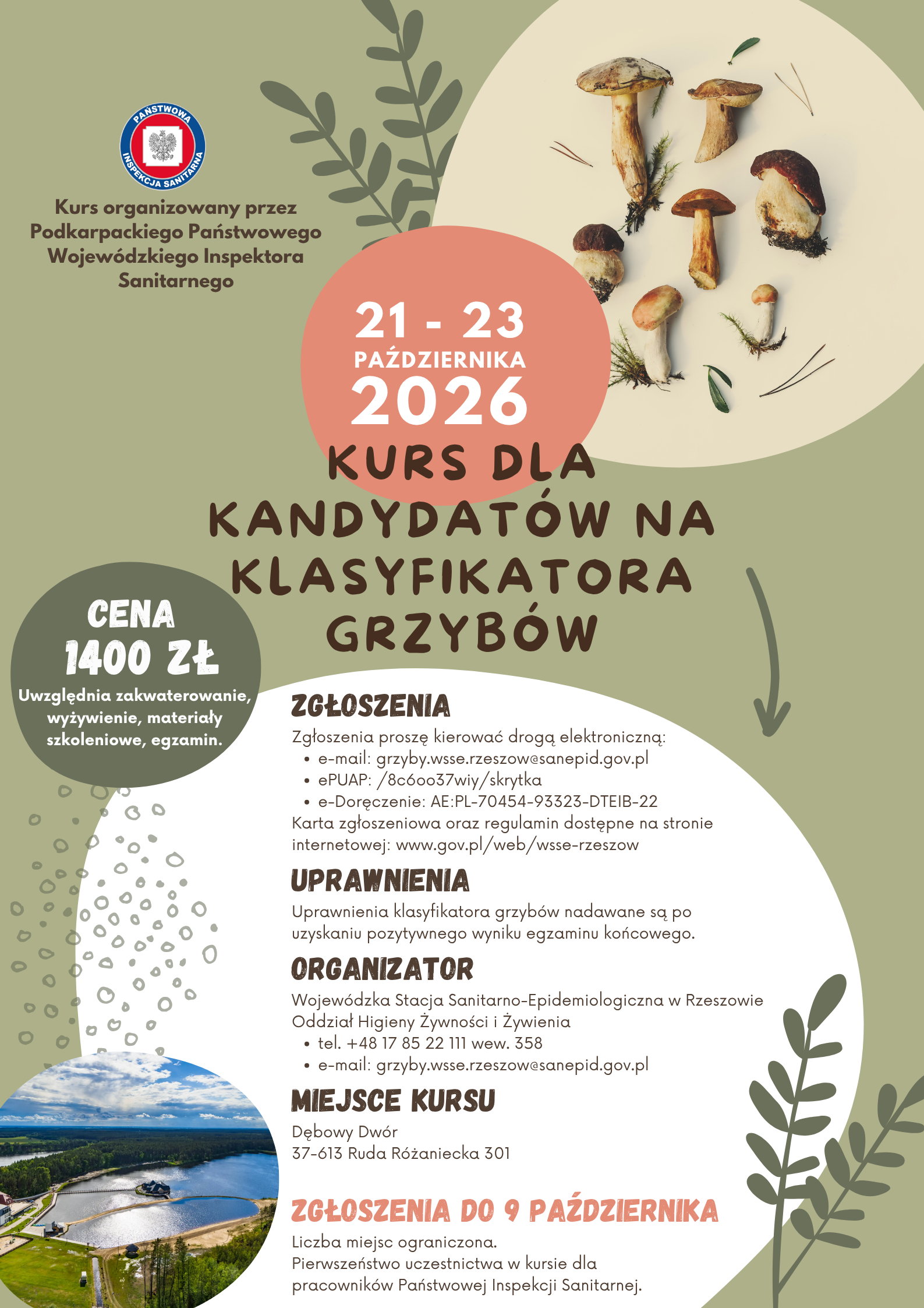 Kurs na klasyfikatora grzybów