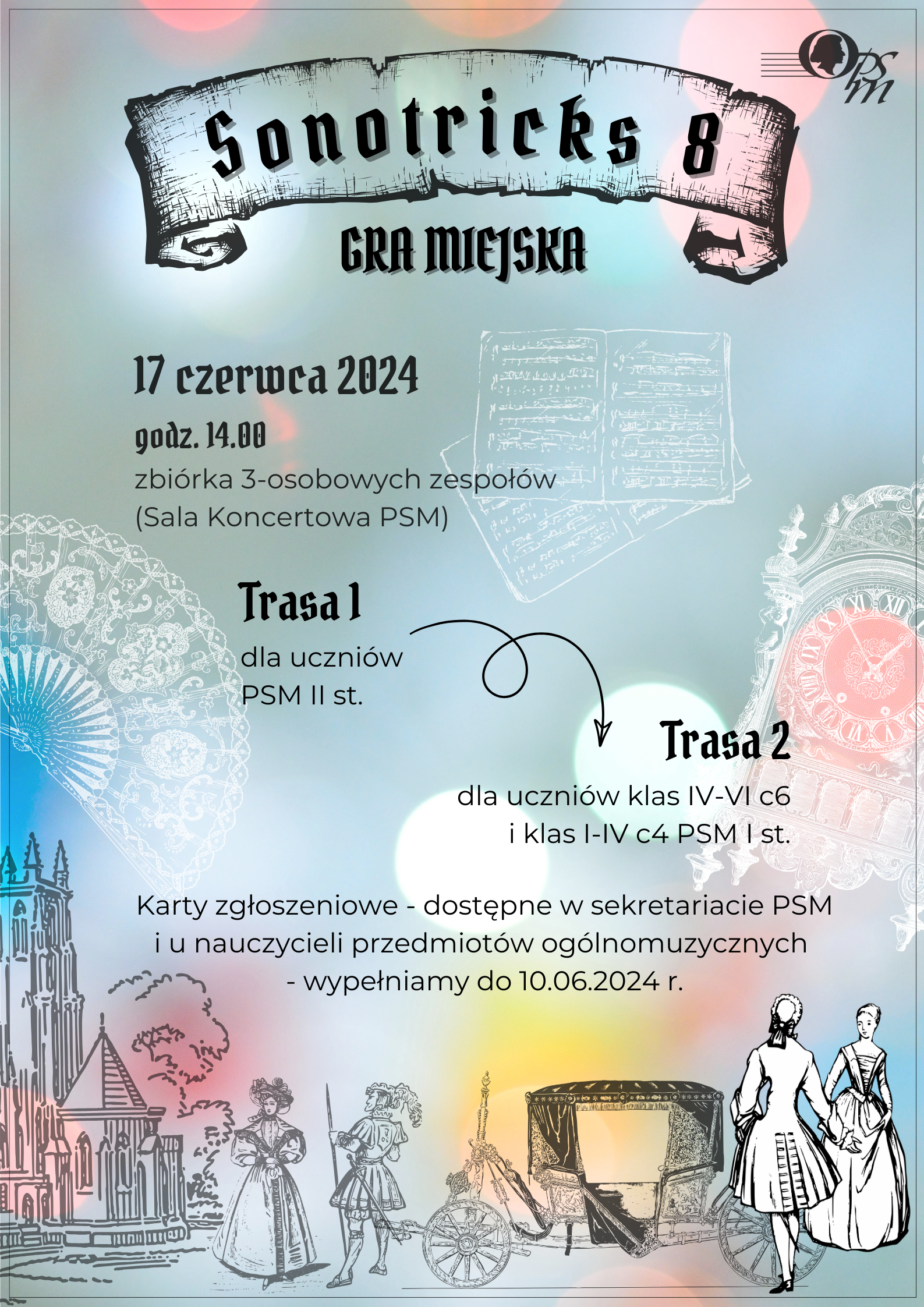 plakat gry miejskiej Sonotricks#8