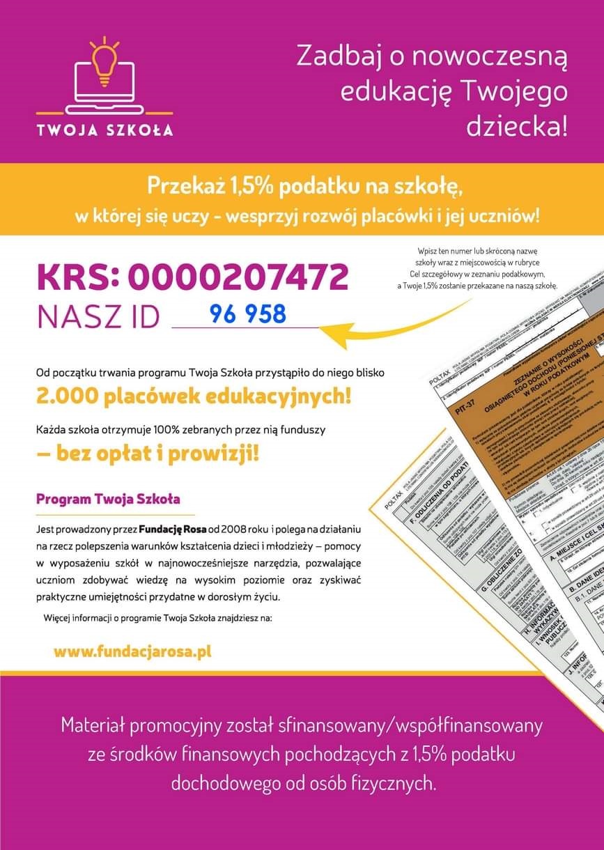 Plakat informacyjny.
