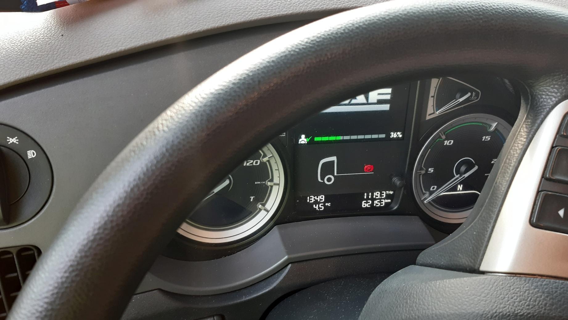 Nieprawidłowości we wskazaniach drogomierza.