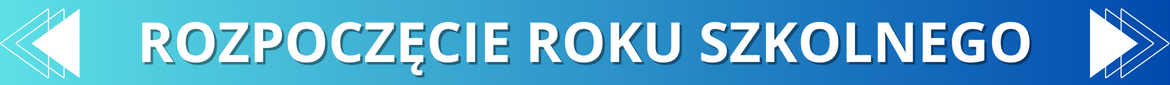 Plakat informujący o rozpoczęciu roku szkolnego 2025/2026