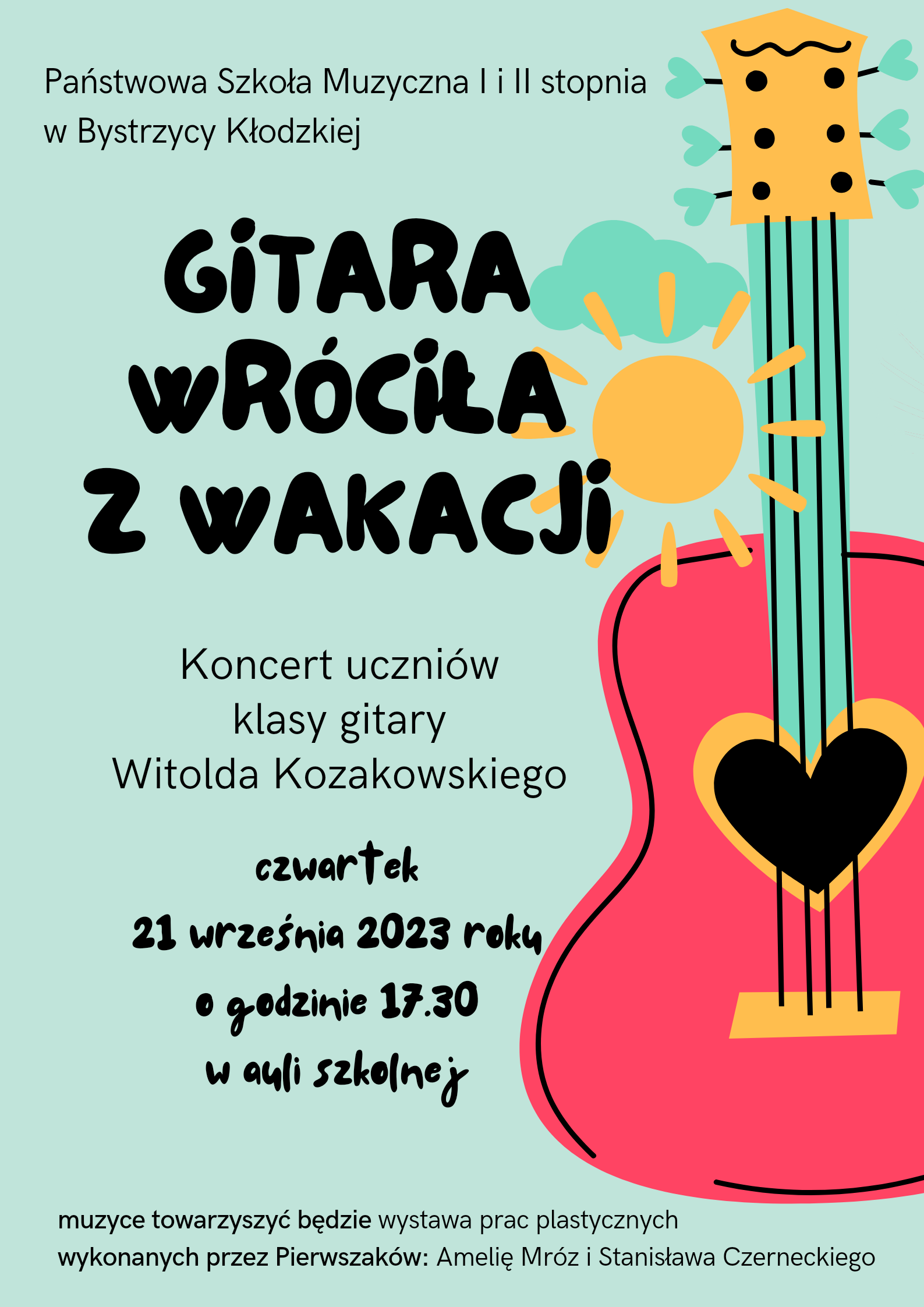 gitara z wakacji