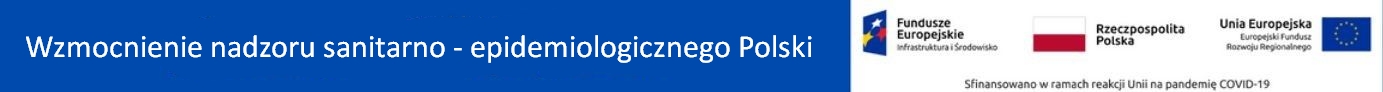 Baner nadzór sanitarno - epidemiologiczny