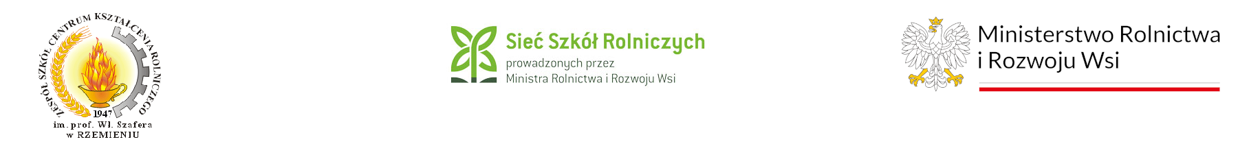 Baner informacyjny ZSCKR Rzemień