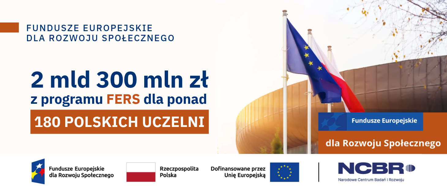 2 mld 300 mln zł z programu FERS dla ponad 180 polskich uczelni