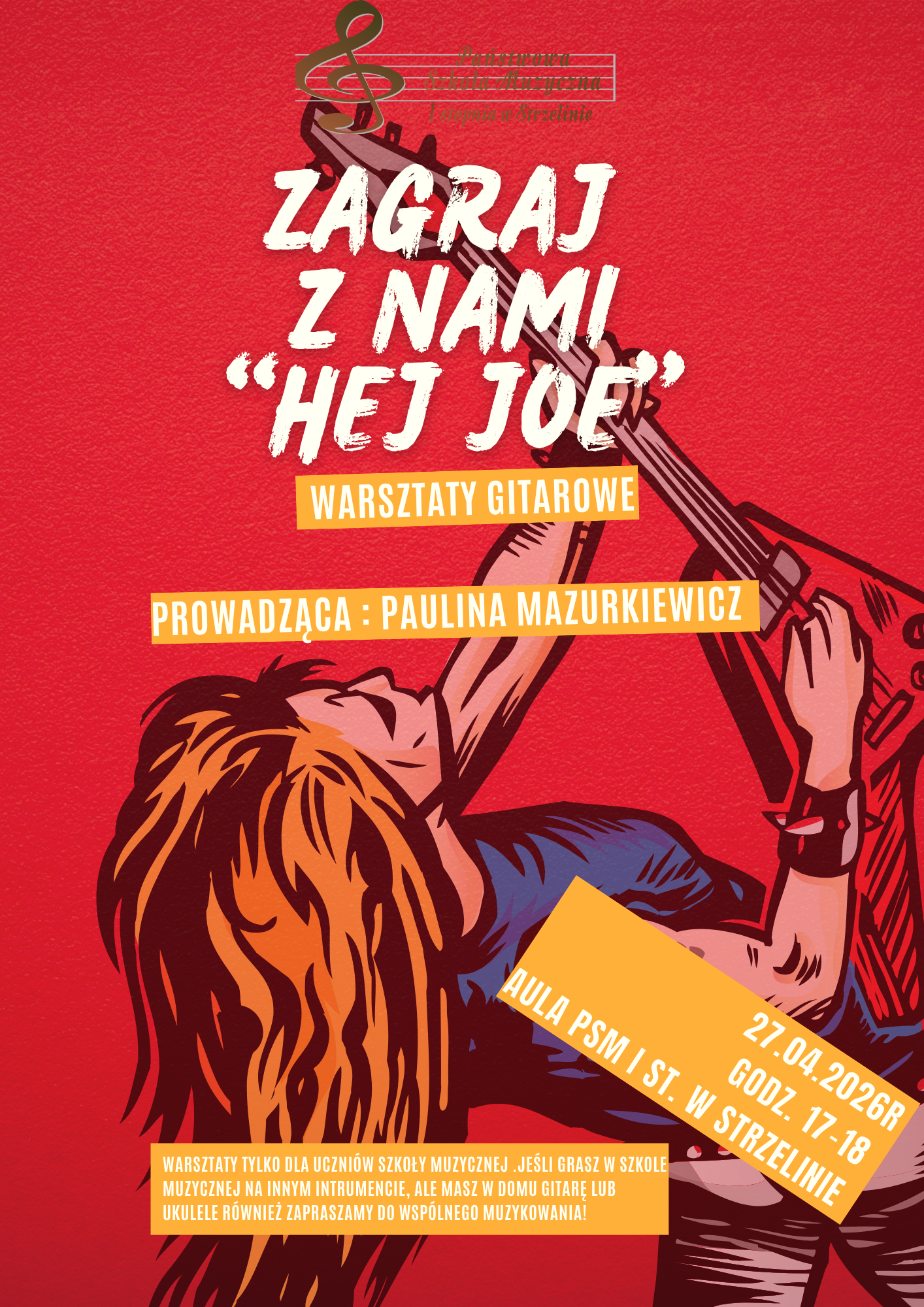 Warsztaty Hey Joe - 27.04.2026