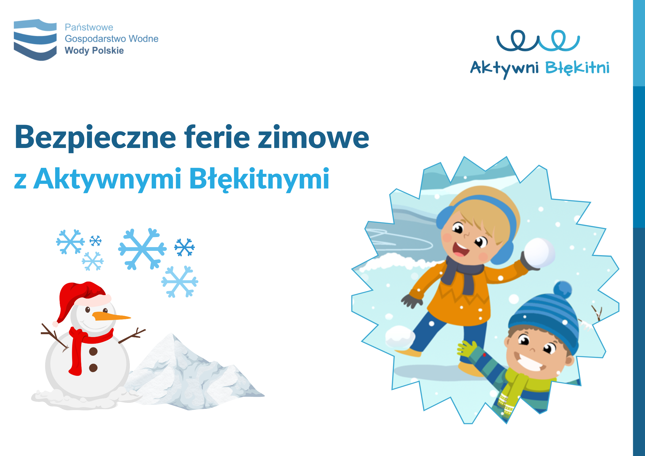 Karta pracy - Bezpieczne ferie zimowe z Aktywnymi Błękitnymi