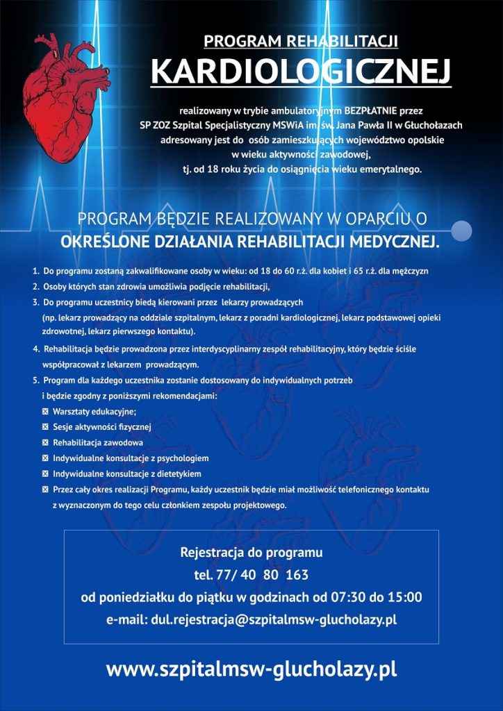 Bezpłatny Program Rehabilitacji Kardiologicznej