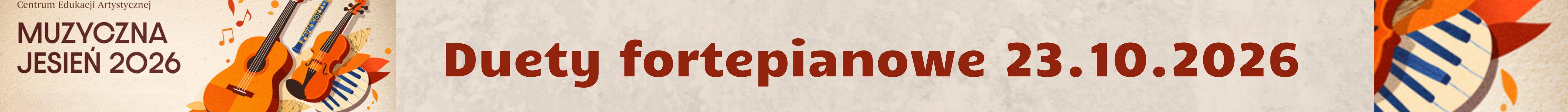 Gitary z jesiennymi liśćmi