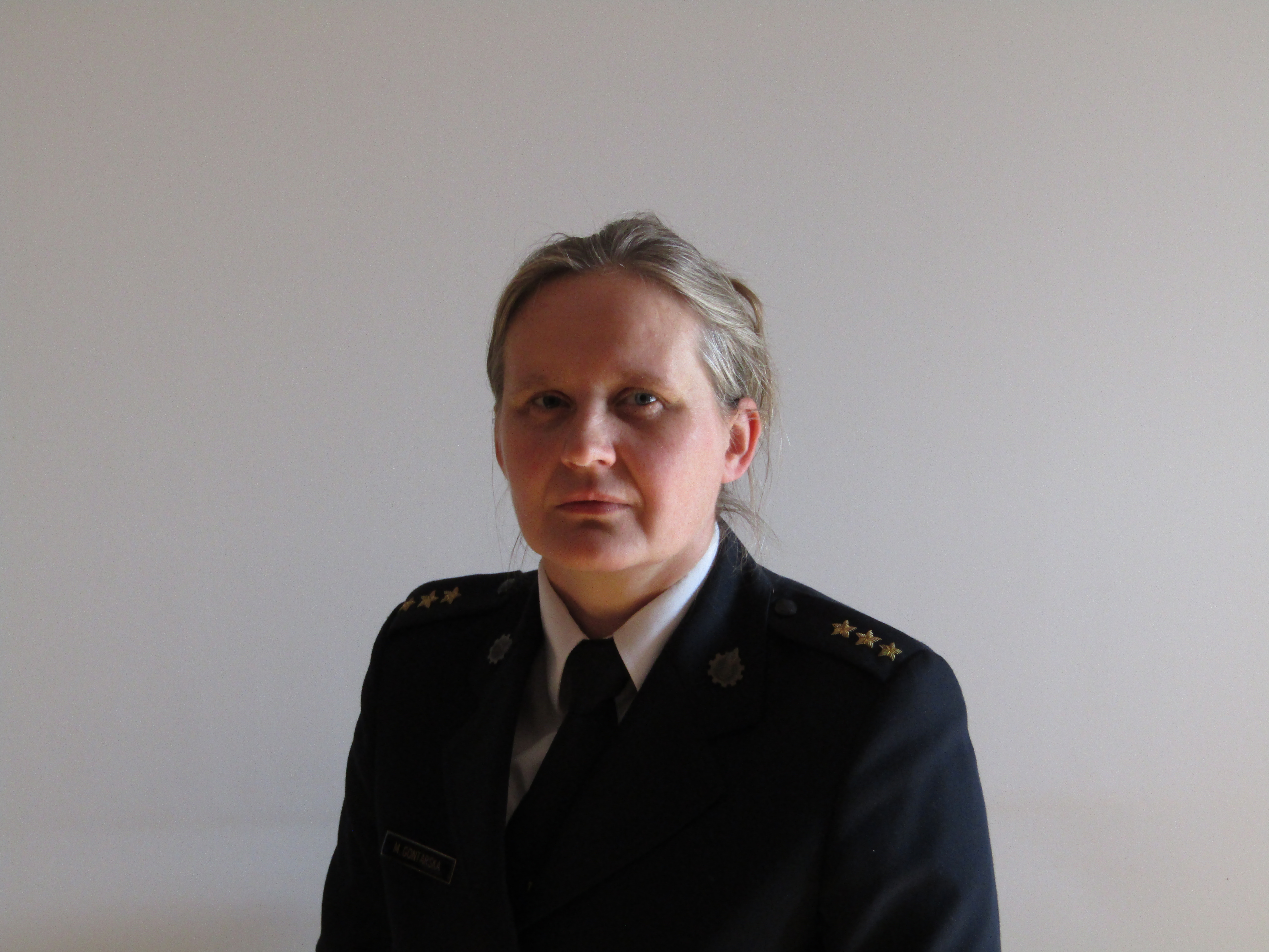 Na zdjęciu widać kpt. Magdalena Gontarska