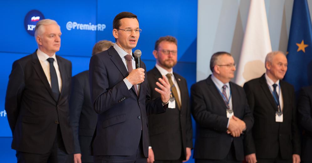 Premier Mateusz Morawiecki wraz z Radą Ministrów.