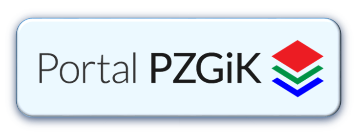 Na ilustracji znajduje się napis: "Portal PZGiK" oraz logo portalu.