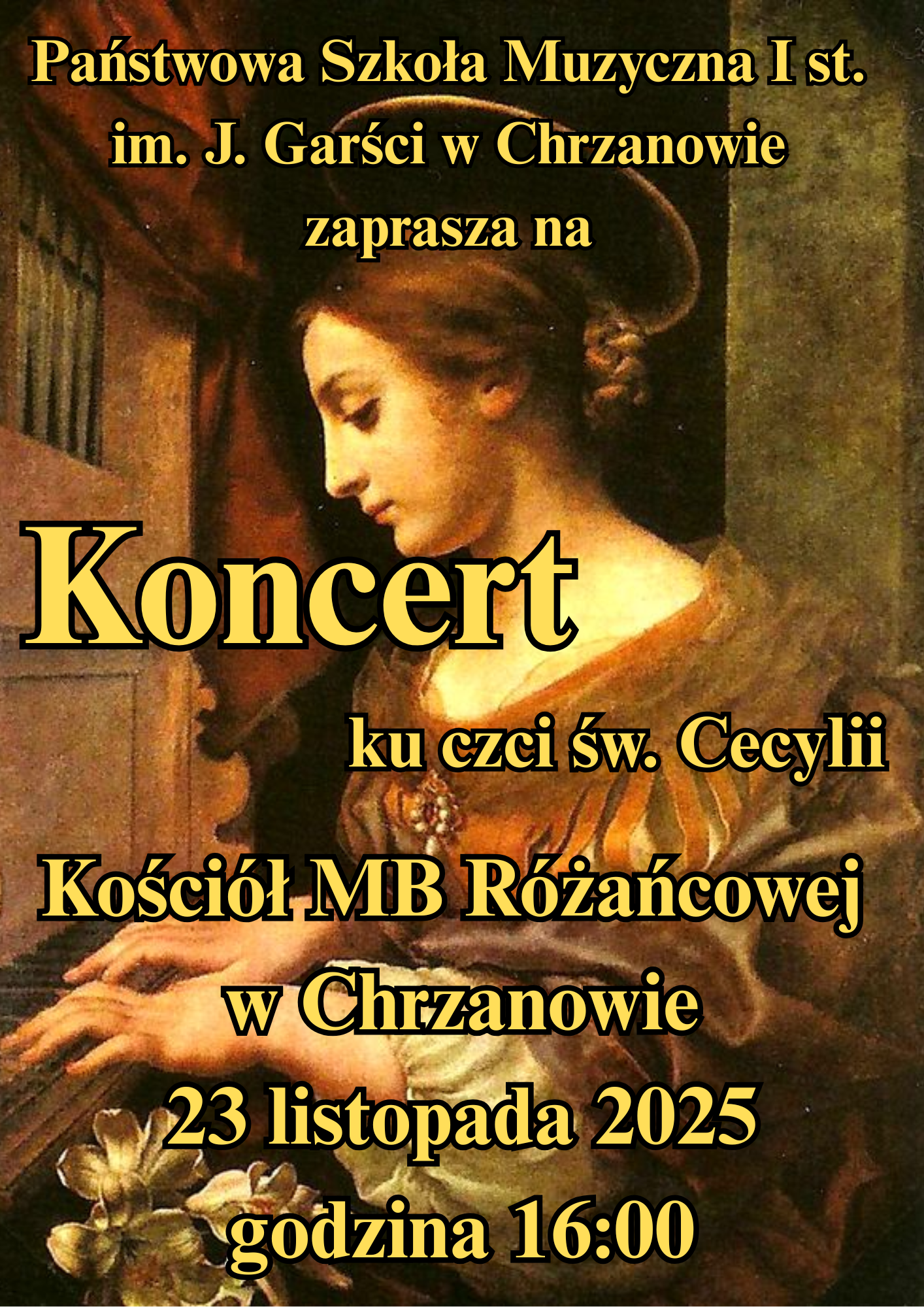 Afisz na koncert