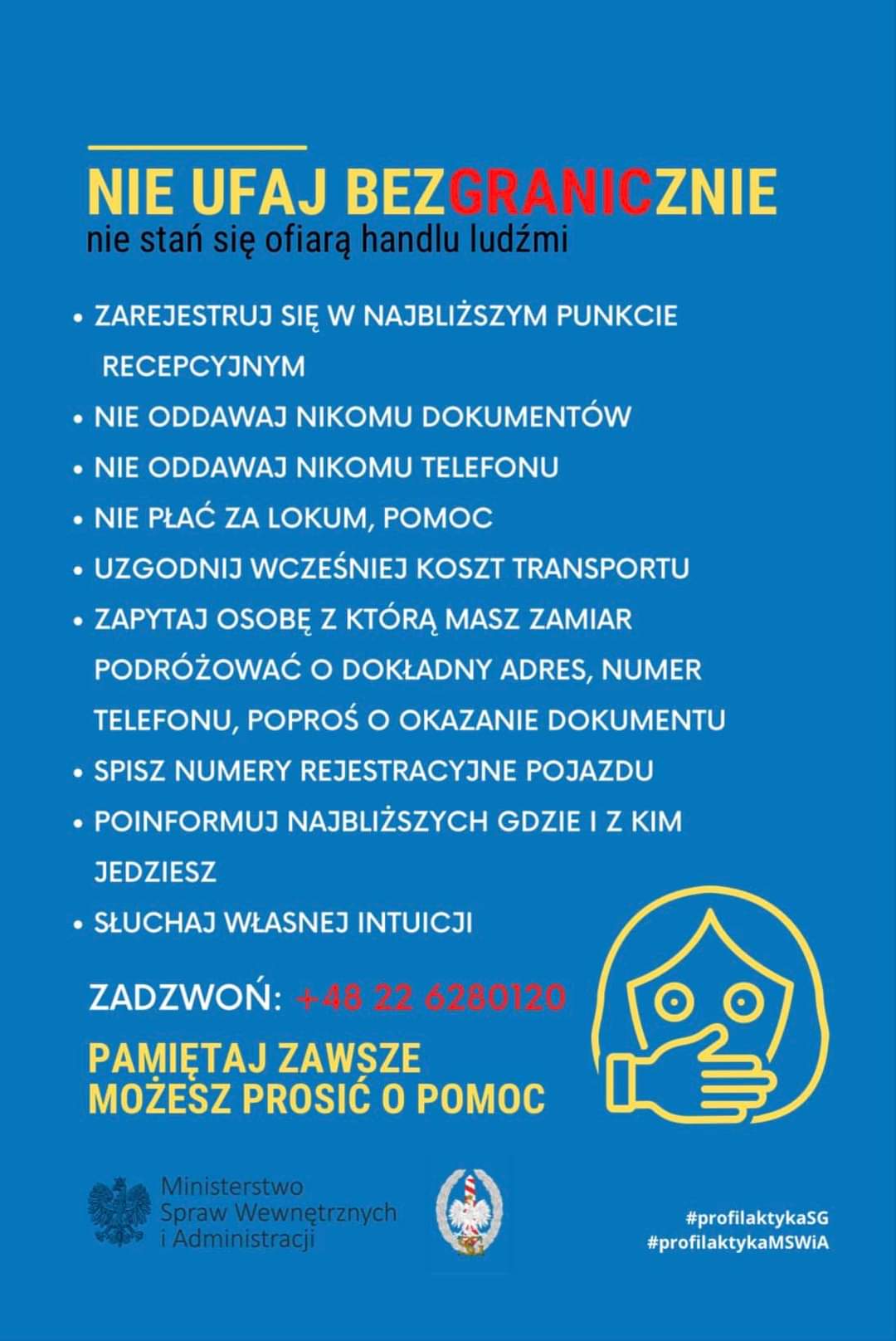 Ulotka informacyjna w języku polskim