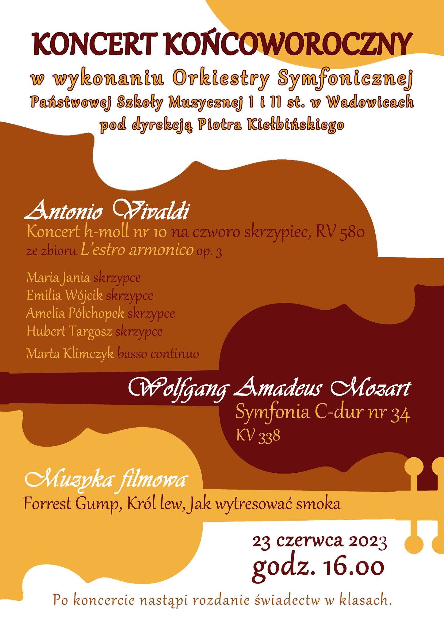 Koncert Końcoworoczny 23.06.2023