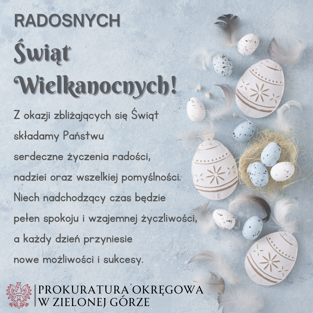 ŻYCZENIA WIELKANOCNE 2024