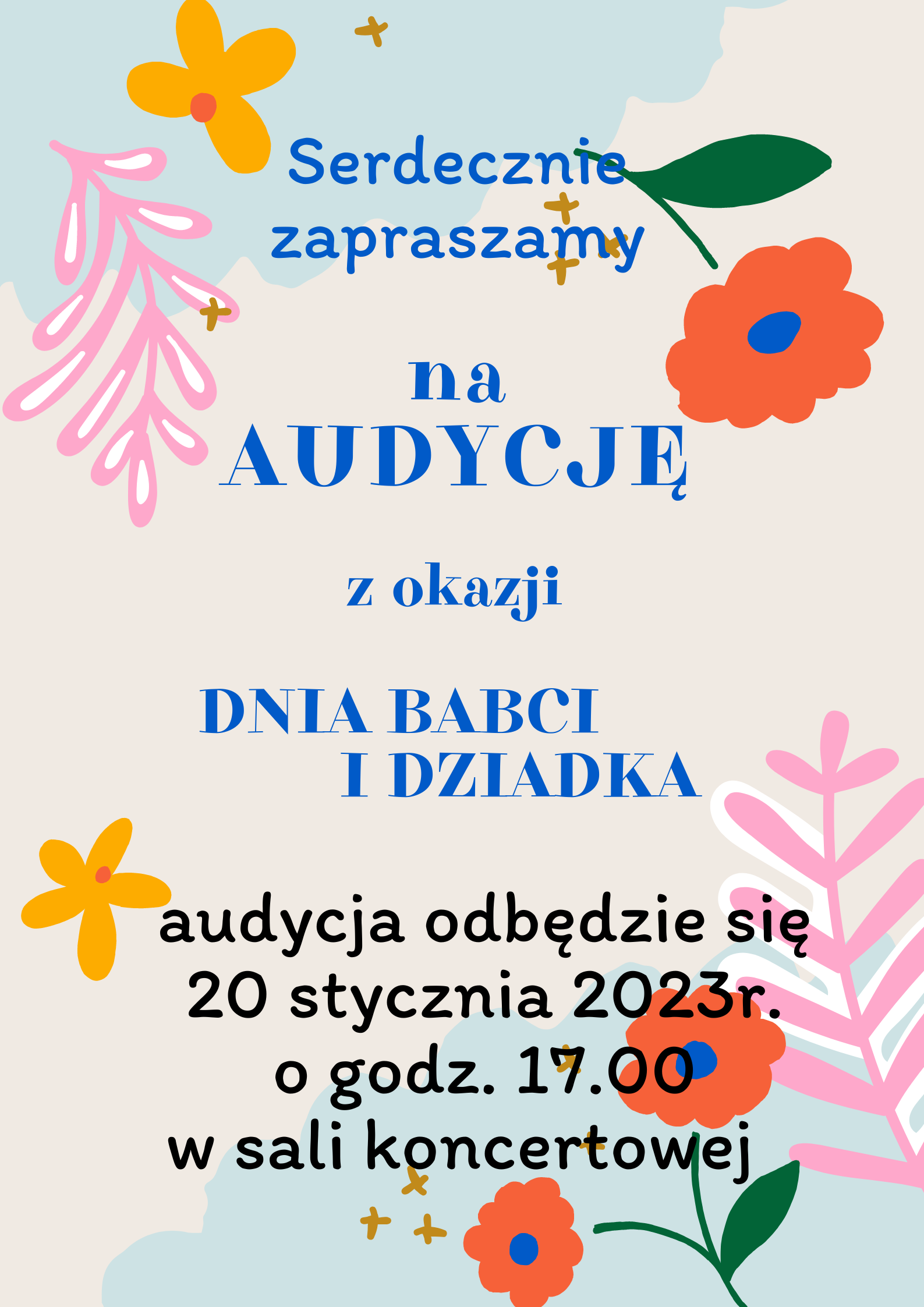 Audycja z okazji Dnia Babci i Dziadka