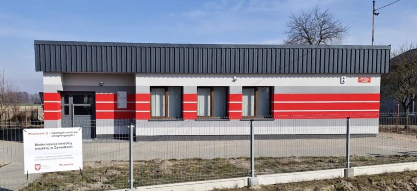 OSP Zawadki - remiza OSP po modernizacji