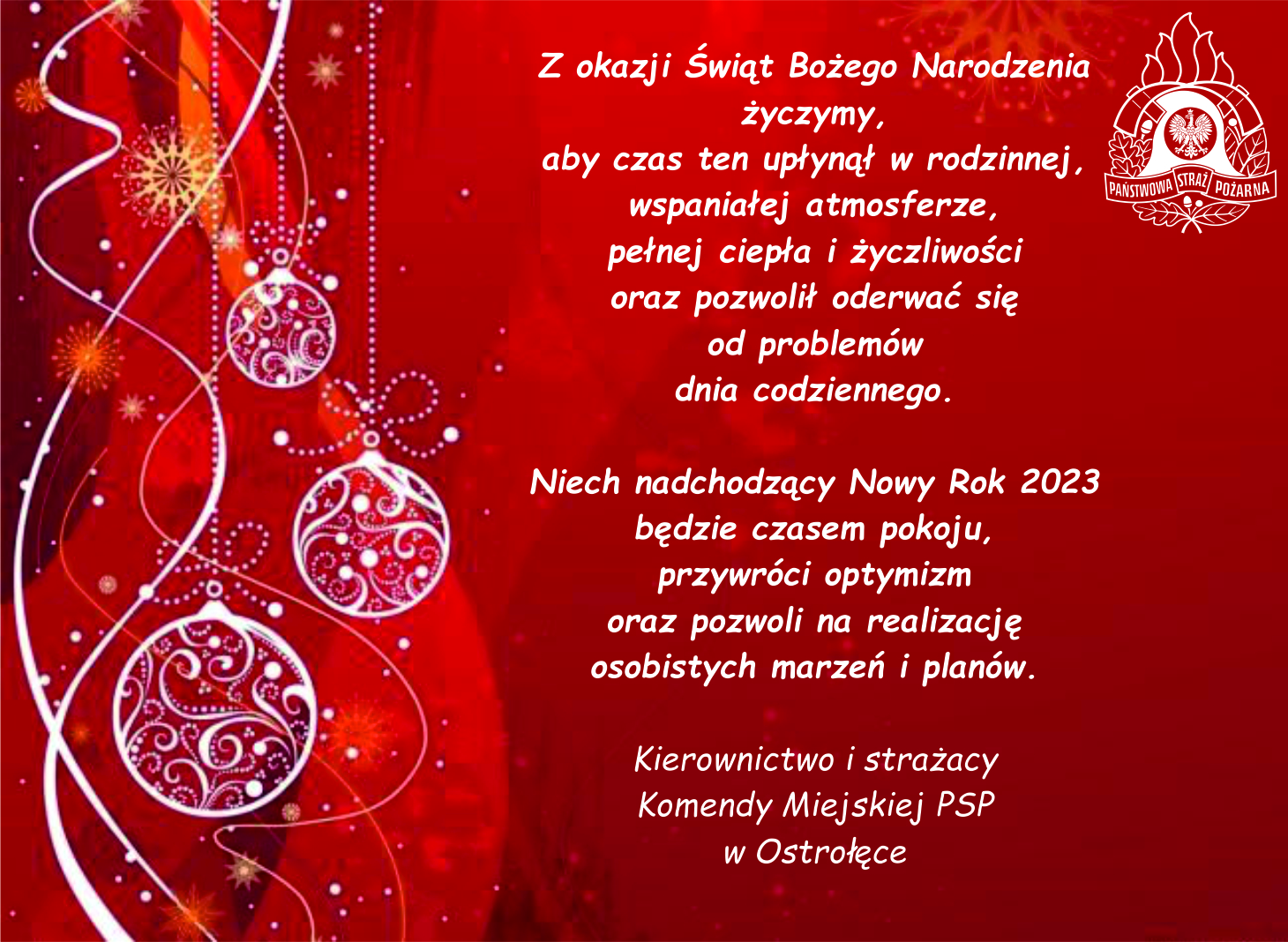 Życzenia Świąteczne