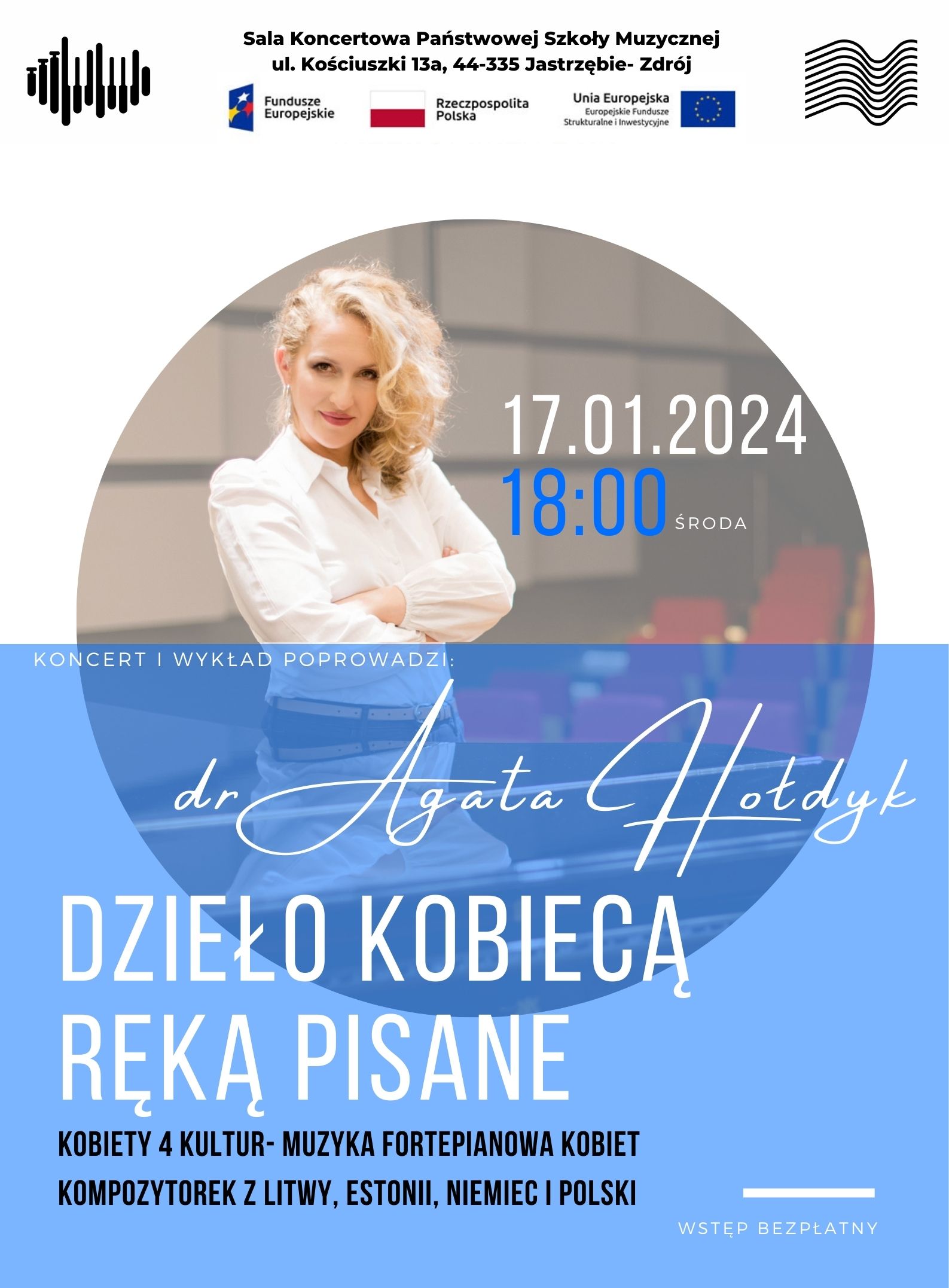 Plakat na Koncert Kobiety 4 kultur.