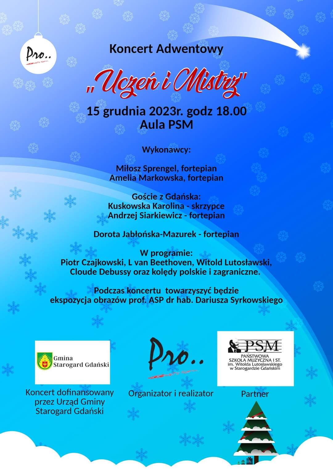 Plakat Koncertu Adwentowego