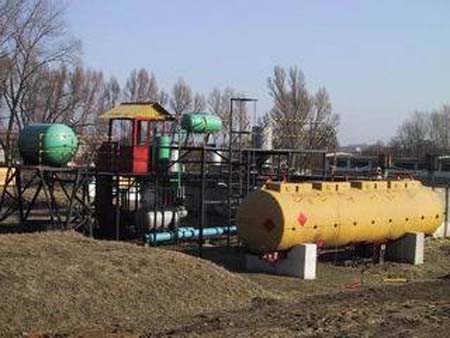 Stanowisko gaszenia pożarów zewnętrznych instalacji przemysłowych