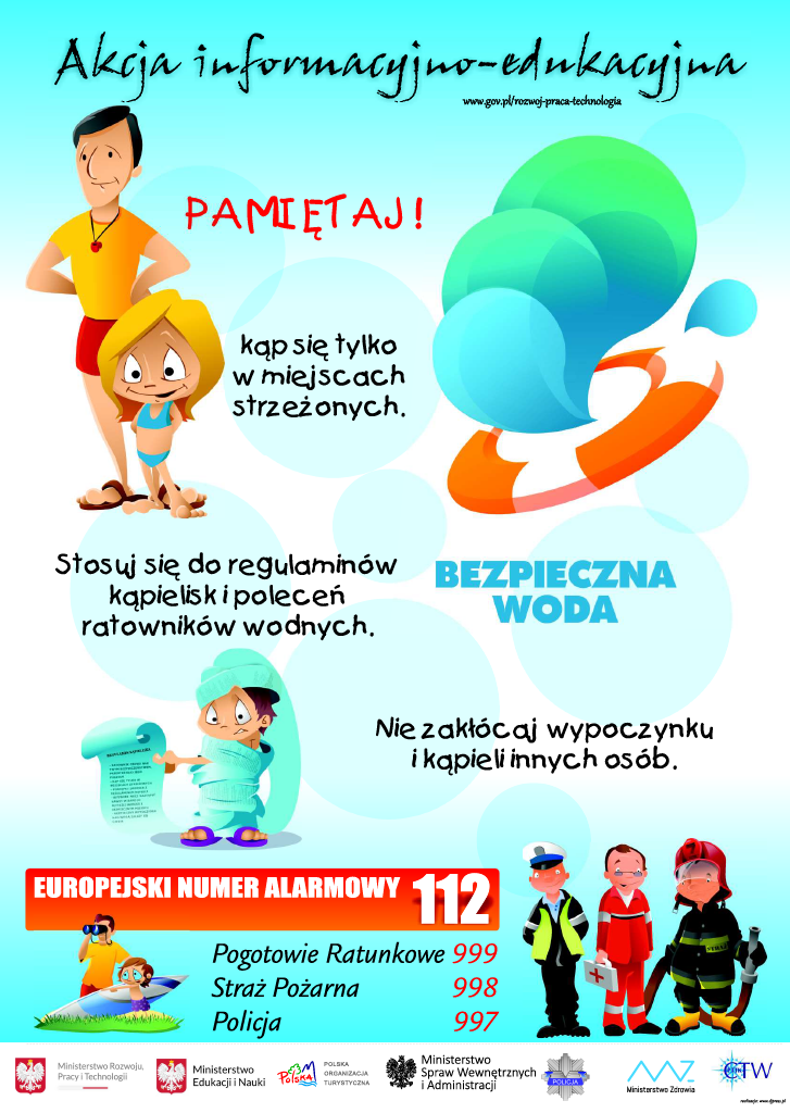 Plakat Bezpieczna woda 2021