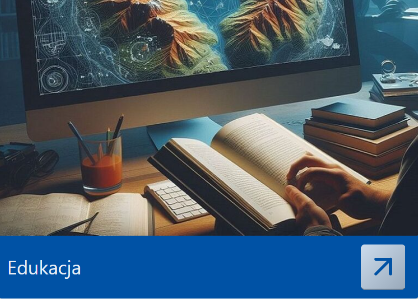 zdjęcie przedstawia zakładkę ze strony internetowej Geoportalu Krajowego