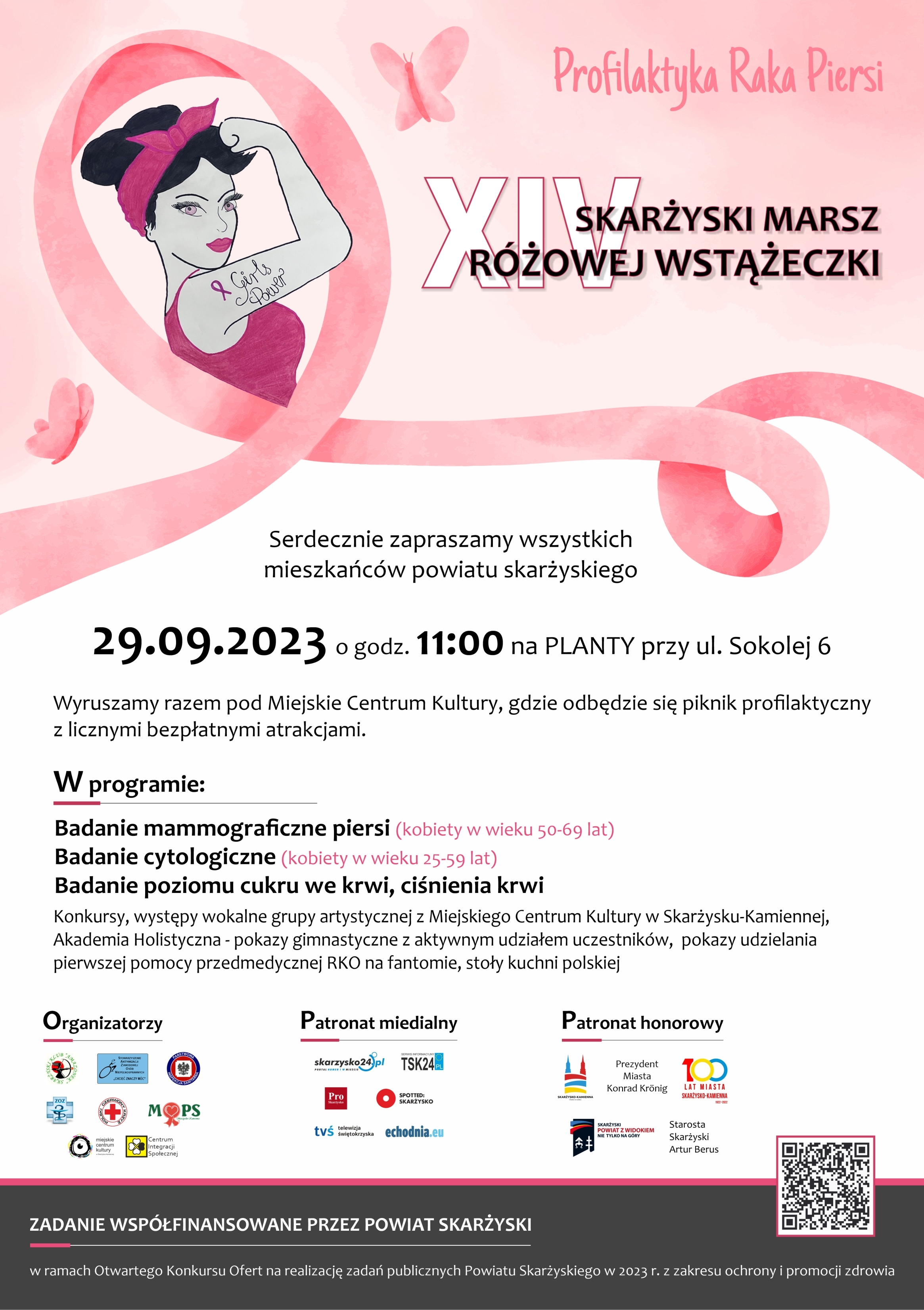  XIV Marsz Różowej Wstążeczki w Skarżysku-Kamiennej 