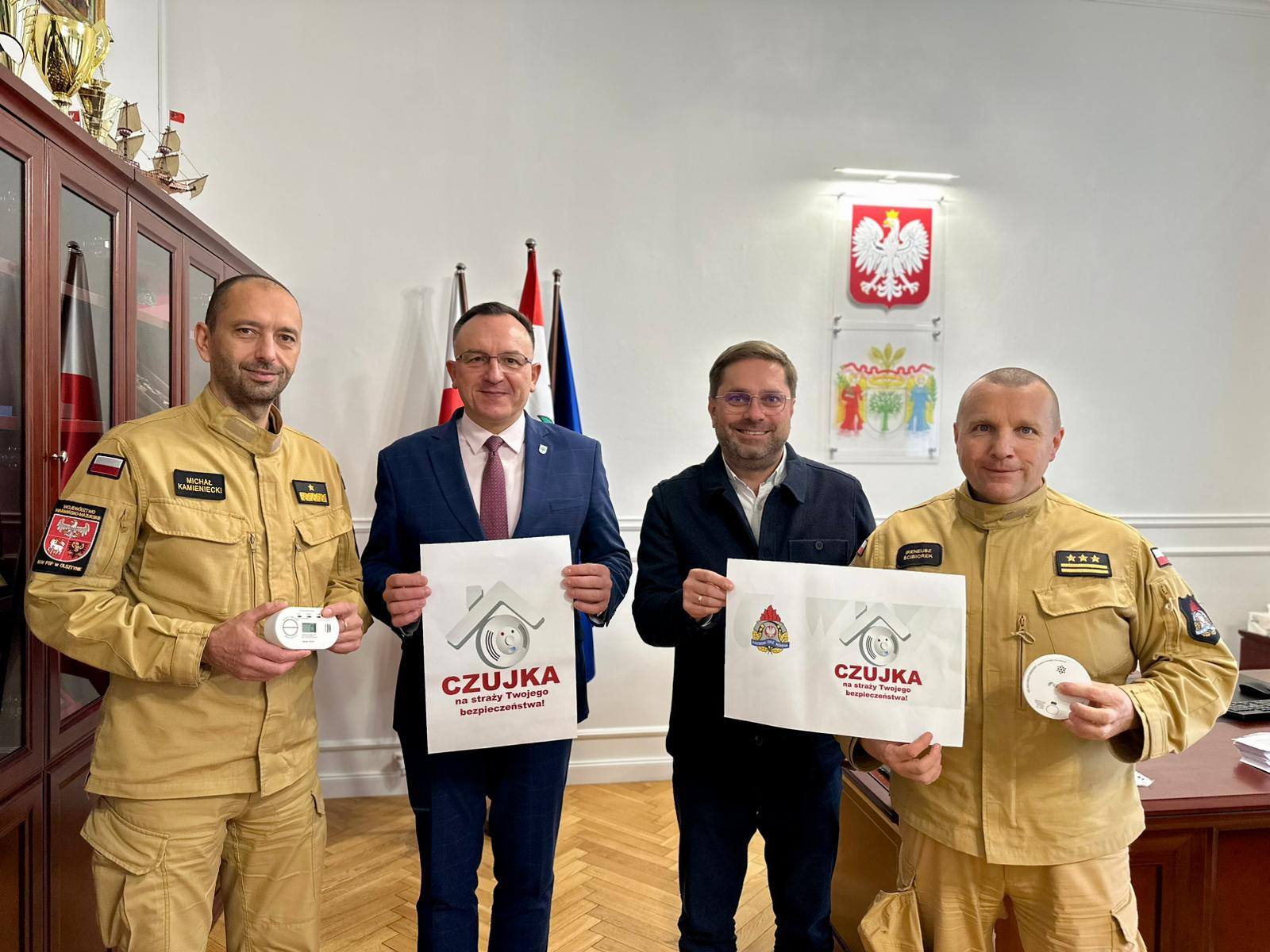 Wizyta Warmińsko – Mazurskiego Komendanta Wojewódzkiego PSP