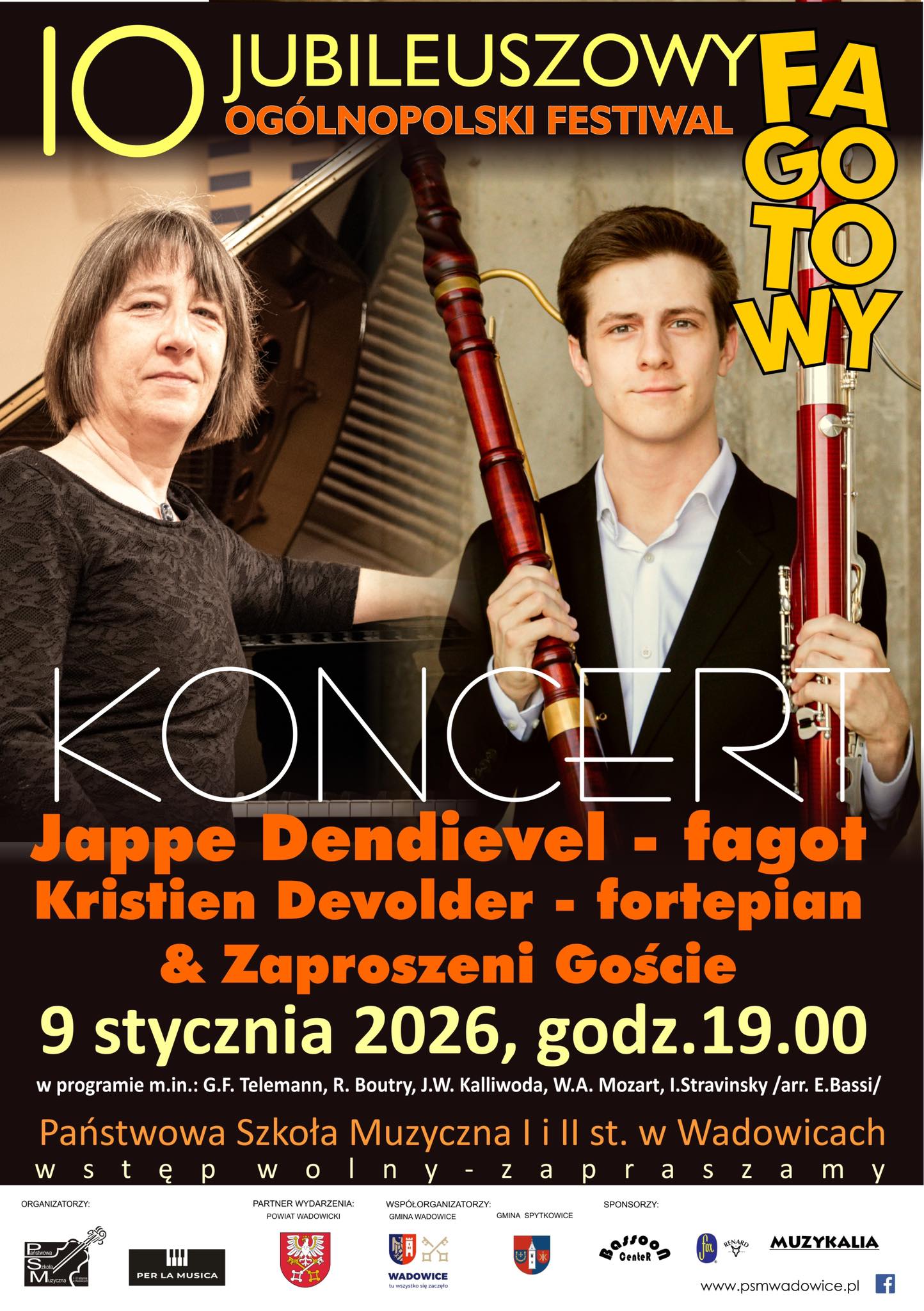 Koncert J. Dendievel i K. Devolder 09.01.2026