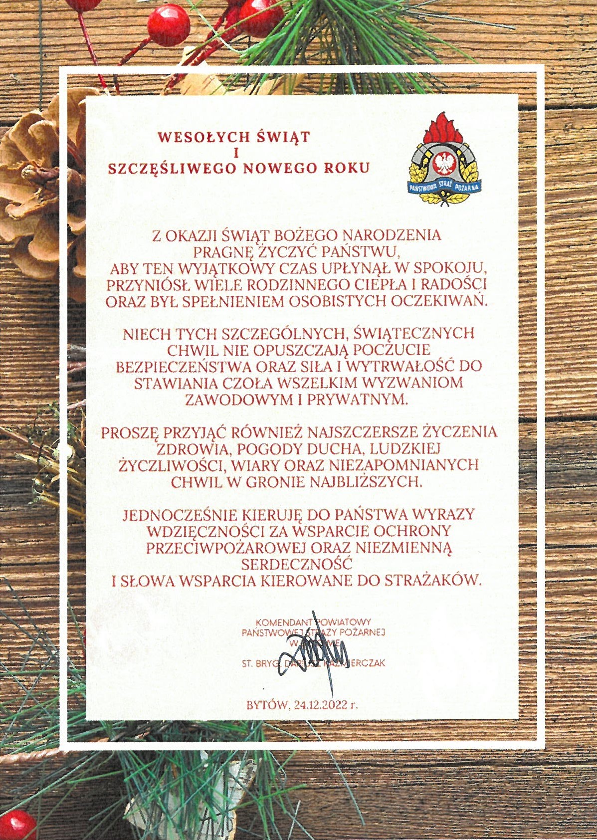 Życzenia świąteczne