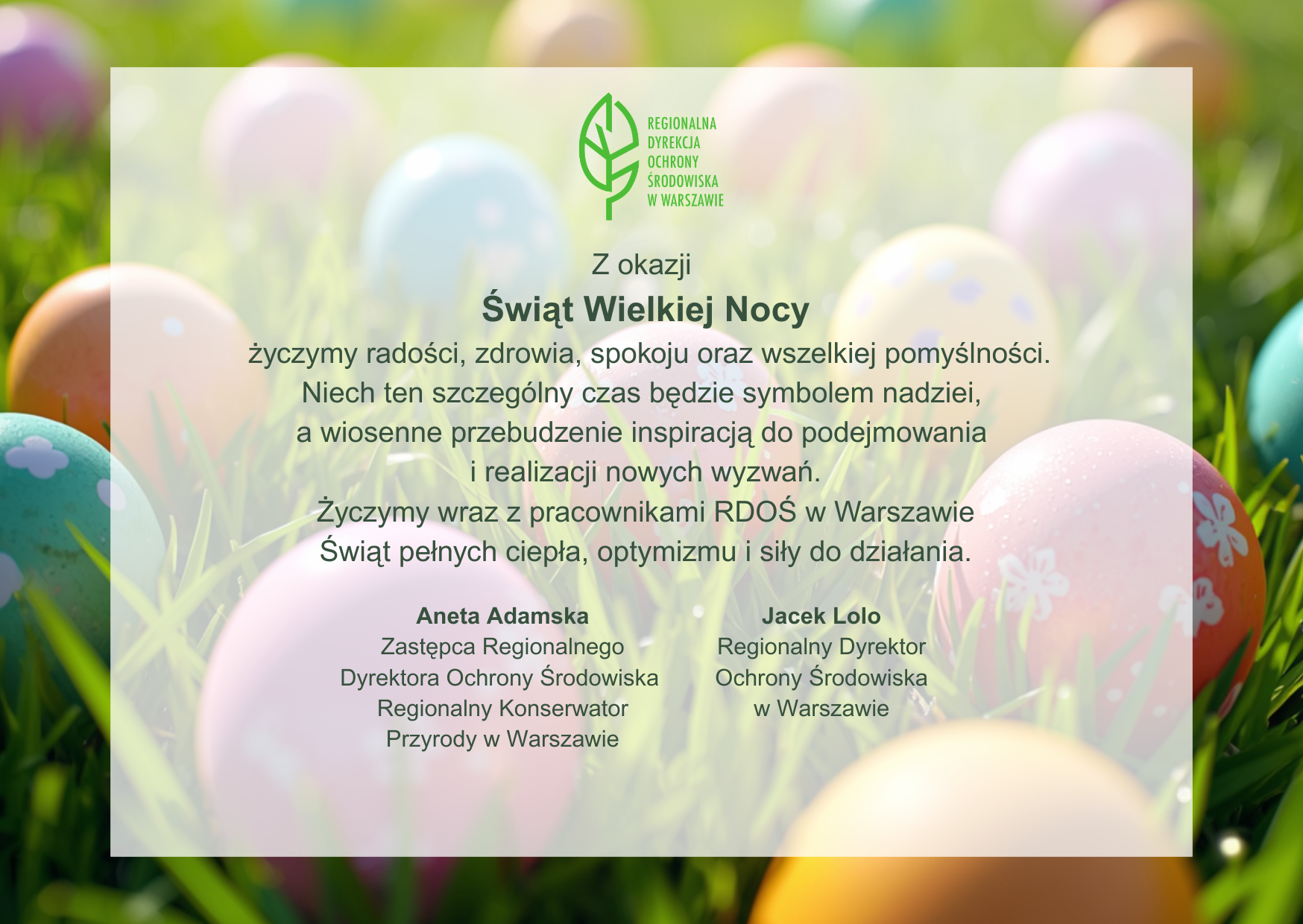 kartka świąteczna wielkanoc 2026